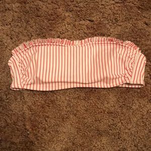 Strapless bikini top